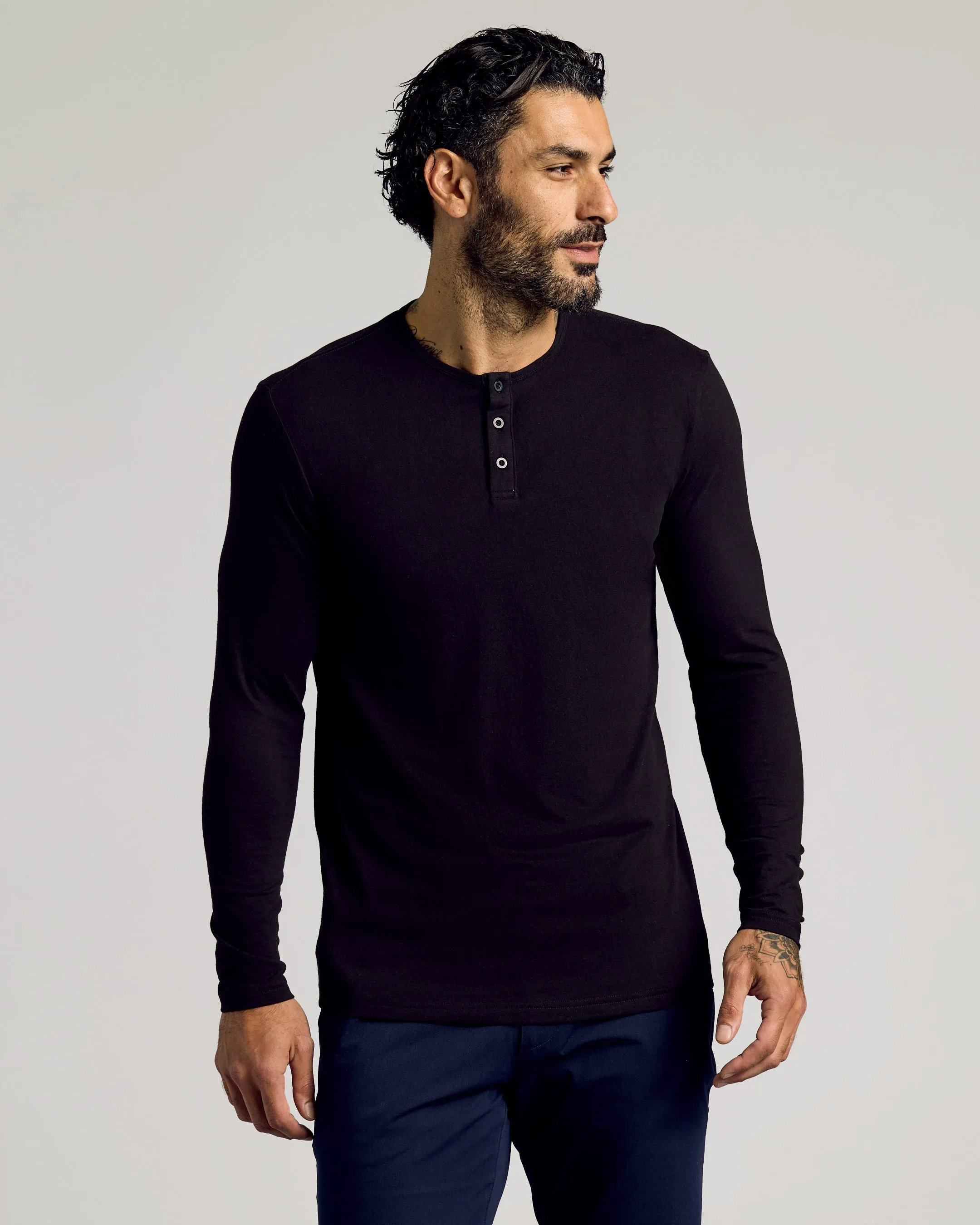 Essential Tall Classic Henley 6-Pack