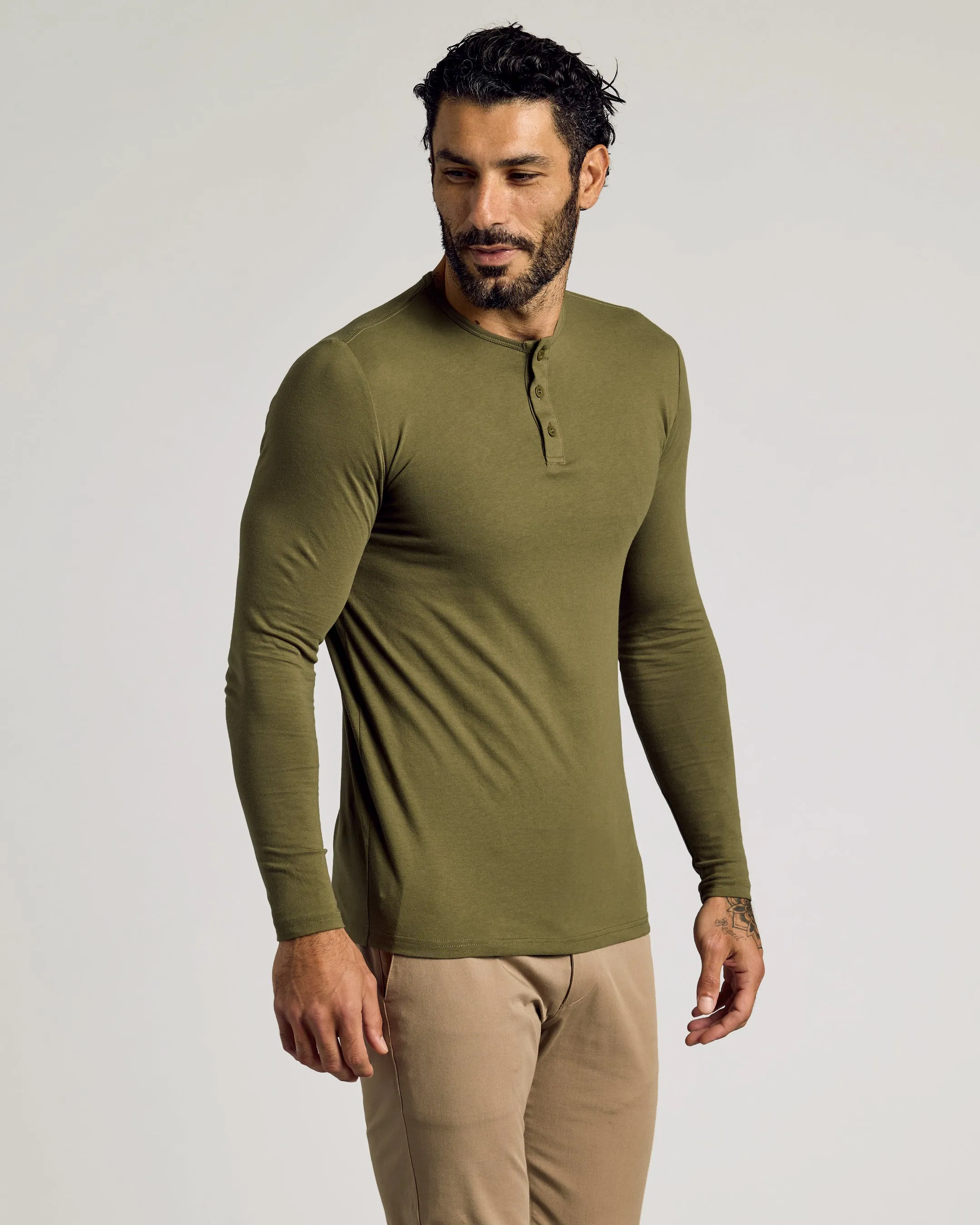Essential Tall Classic Henley 6-Pack