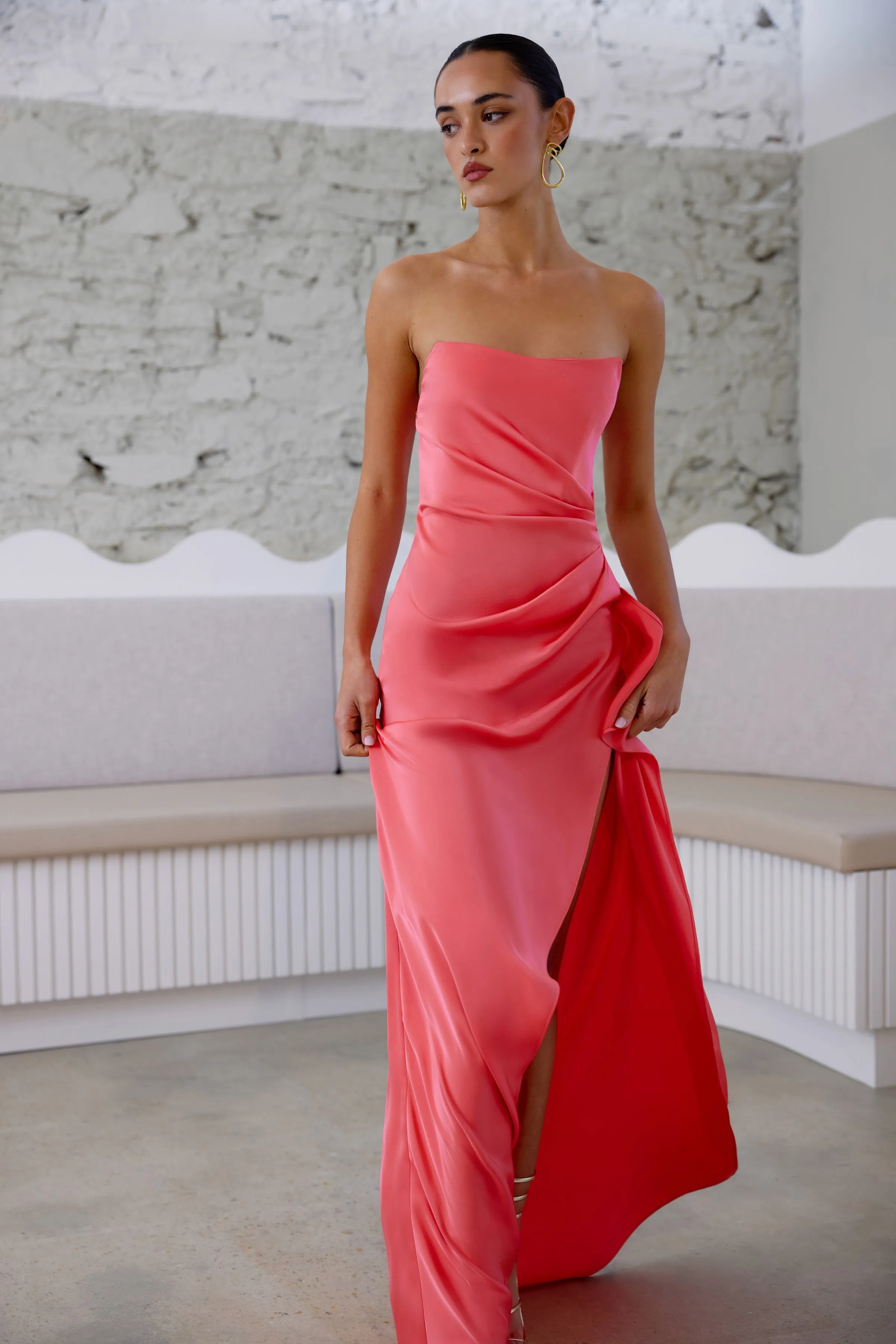 Lexi Alzira Dress - Flamingo