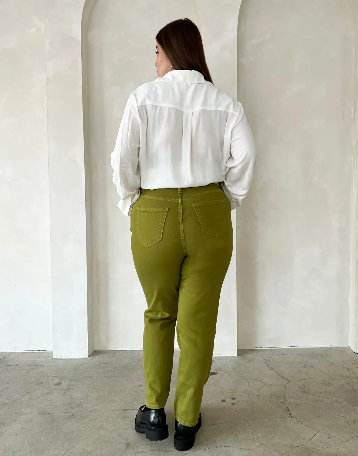 Plus Size 5 Pocket Mom Jeans