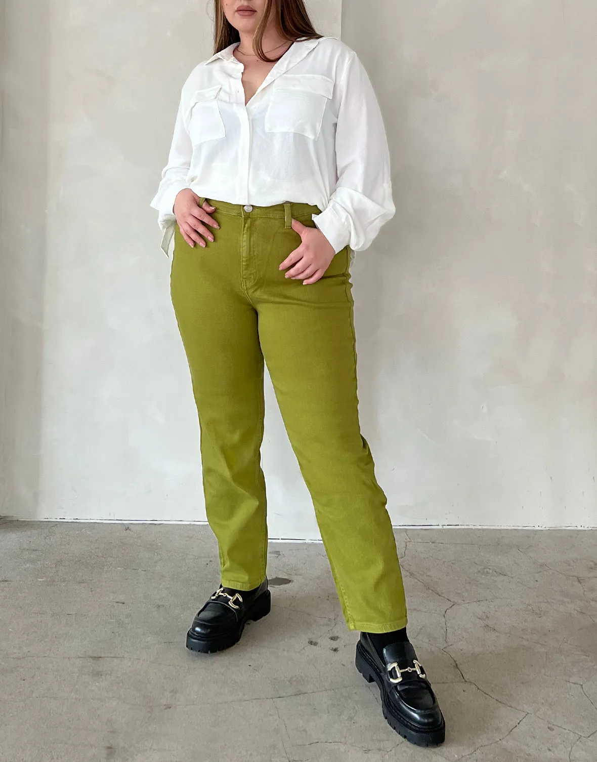 Plus Size 5 Pocket Mom Jeans