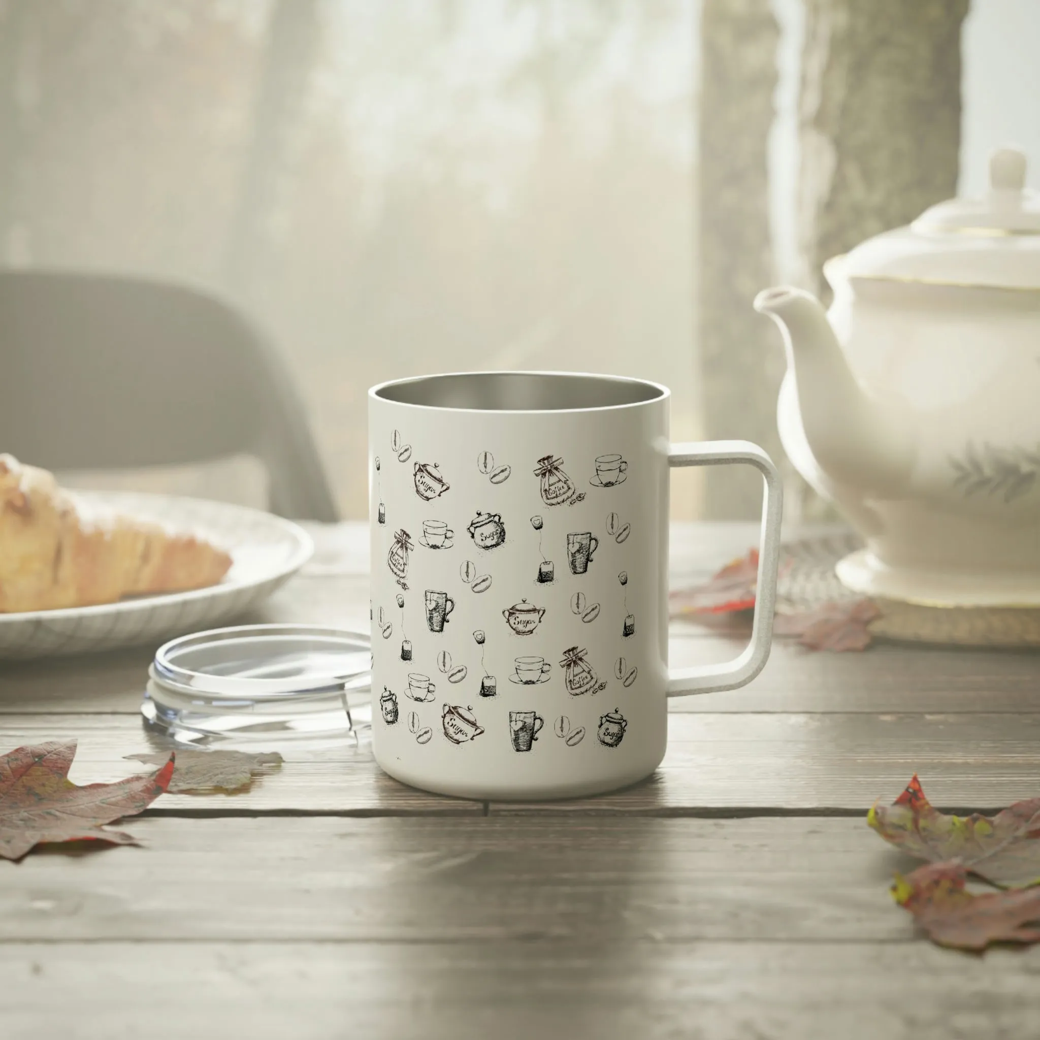 tea and coffee Insulated Coffee Mug, 10oz