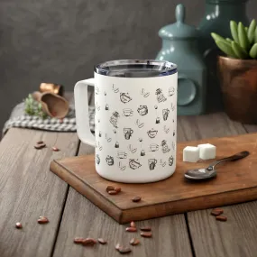 tea and coffee Insulated Coffee Mug, 10oz
