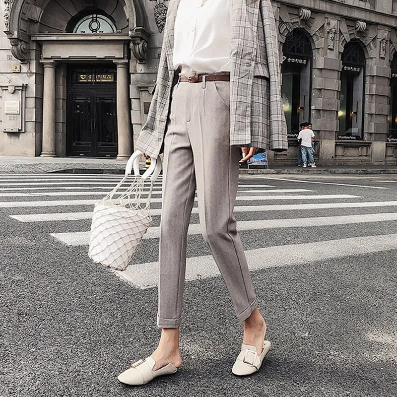 Women's Autumn Casual High Waist Pants